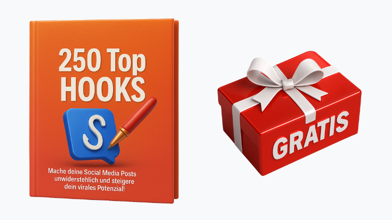 E-Book „250 Top HOOKS“ mit PLR/MMR Rechten!